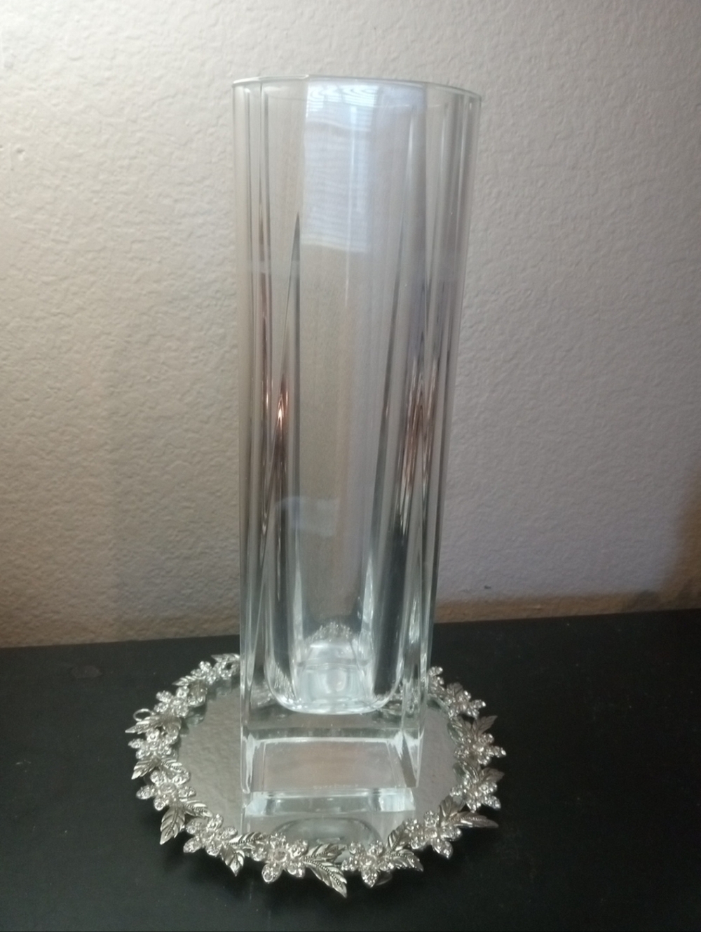 GORGEOUS Signed Orrefors Sweden 12" Column Vase